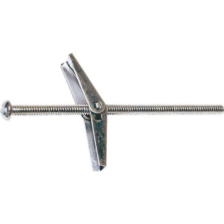 MIDWEST FASTENER 0 Toggle Bolt with Wing, 3 in L, Zinc 4086